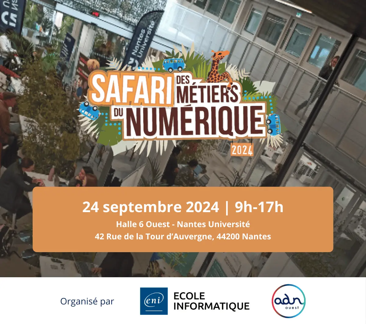 Nantes Digital Week - Safari des Métiers du Numérique 2024