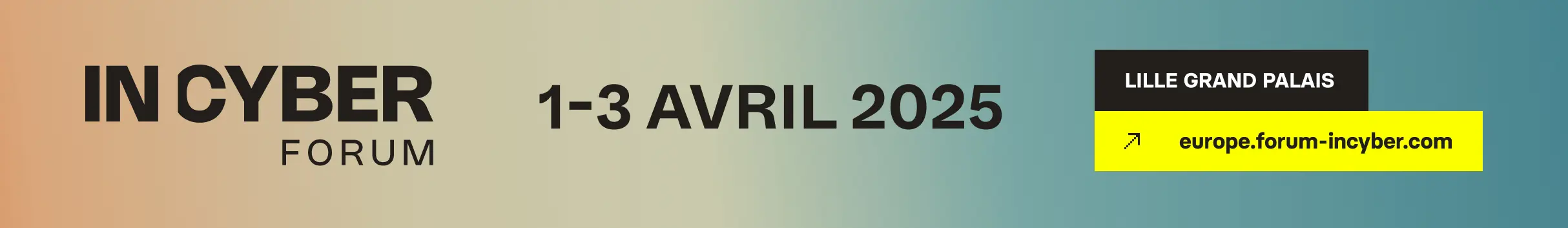 Forum InCyber (FIC) : du 1er au 3 avril 2025