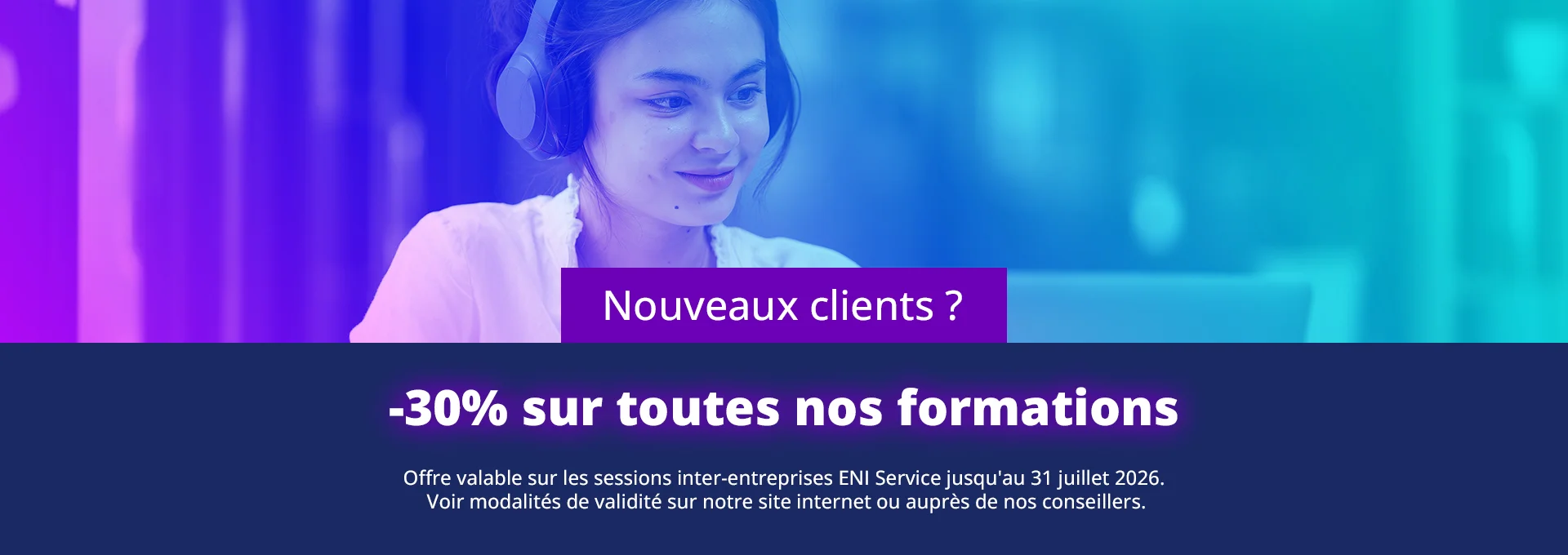 -30% sur votre première inscription