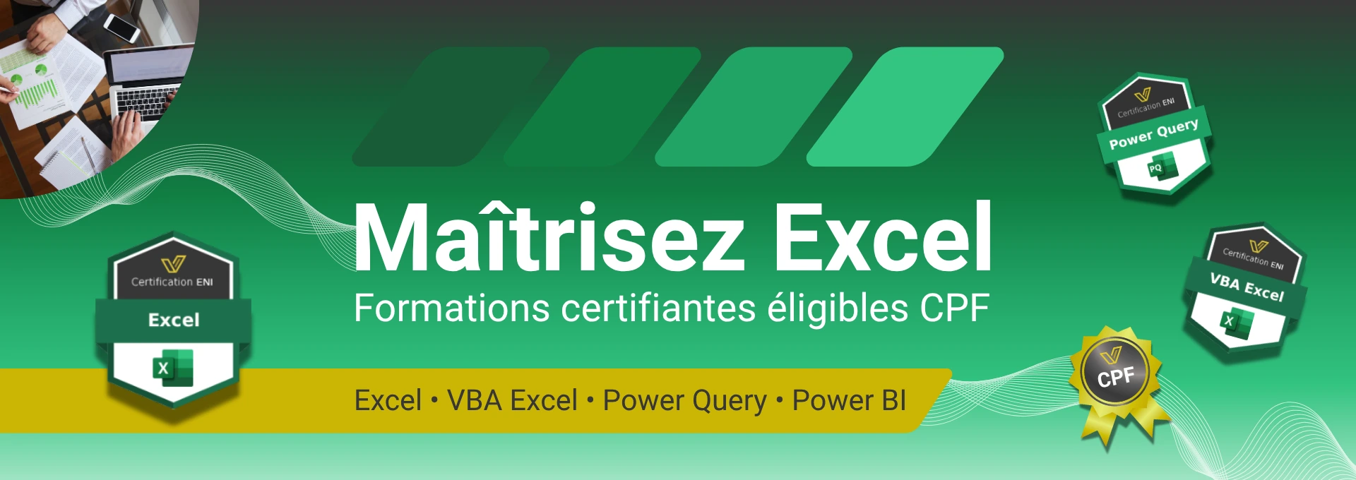 Actualités diverses - Formations Excel certifiantes éligibles au CPF