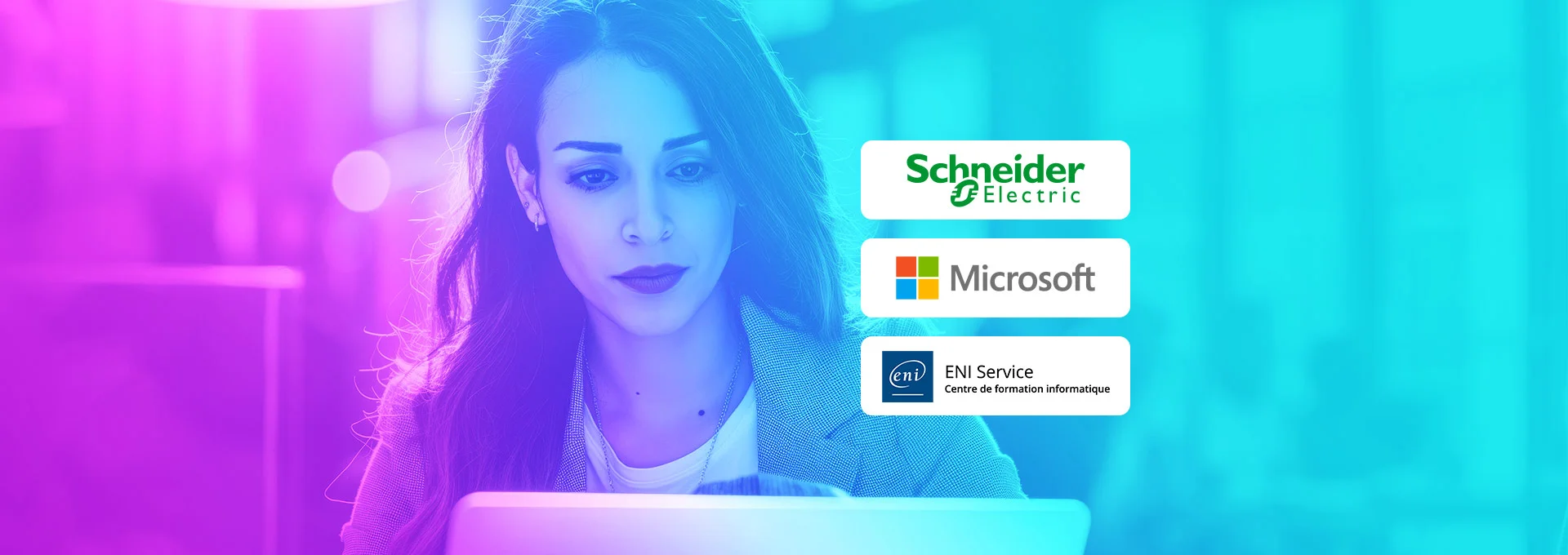 Actualités - Témoignage Schneider Electric, avec Microsoft et ENI Service